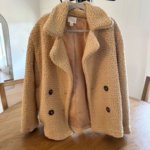Sherpa coat size small